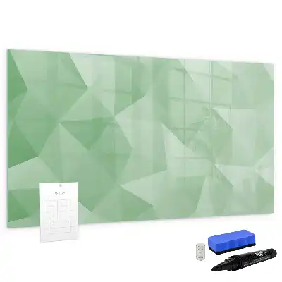 Schreib-Magnettafel mit Dreieck-Abstraktion