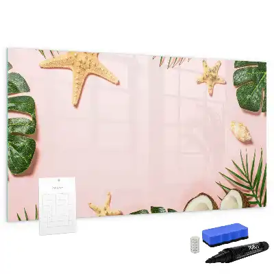 Beschreibbare Magnettafel im Design Sommerstimmung