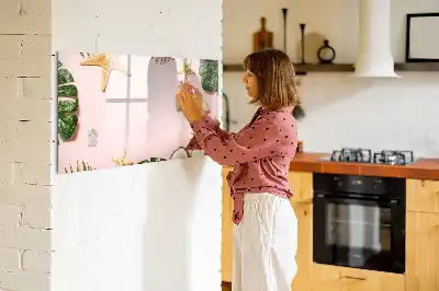 Beschreibbare Magnettafel im Design Sommerstimmung
