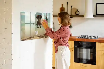 Beschreibbare Magnettafel mit Motiv Elefant auf dem Baum