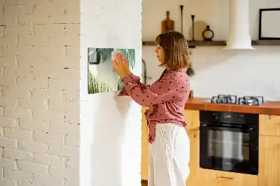 Schreib-Magnettafel im Design Monstera-Blätter