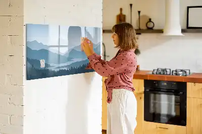 Schreib-Magnettafel Motiv Berglandschaft