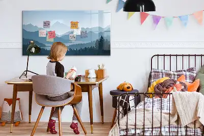 Schreib-Magnettafel Motiv Berglandschaft