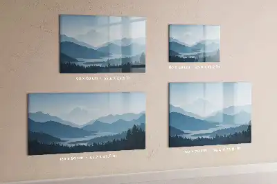 Schreib-Magnettafel Motiv Berglandschaft