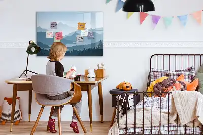 Schreib-Magnettafel Motiv Berglandschaft