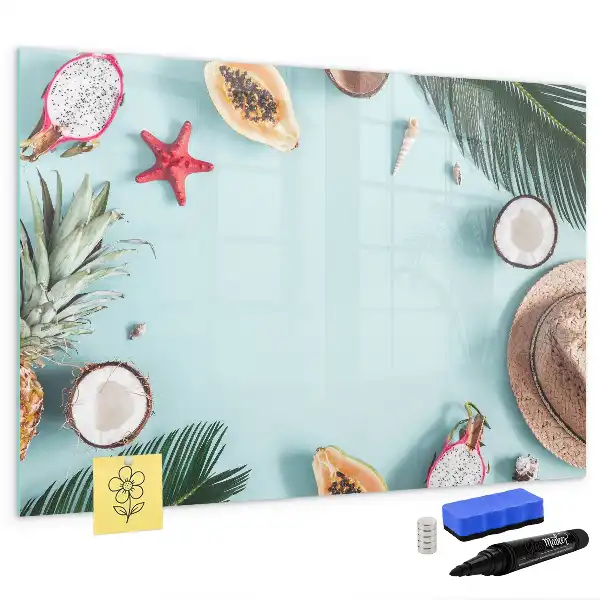 Beschreibbare Magnettafel Sommerkomposition