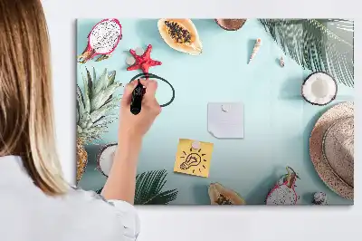 Beschreibbare Magnettafel Sommerkomposition