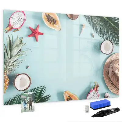 Beschreibbare Magnettafel Sommerkomposition