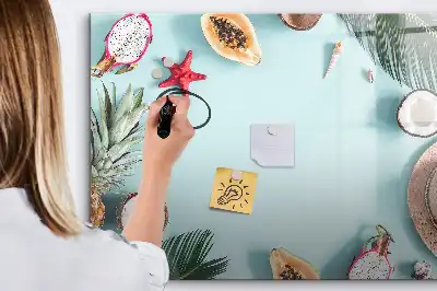 Beschreibbare Magnettafel Sommerkomposition