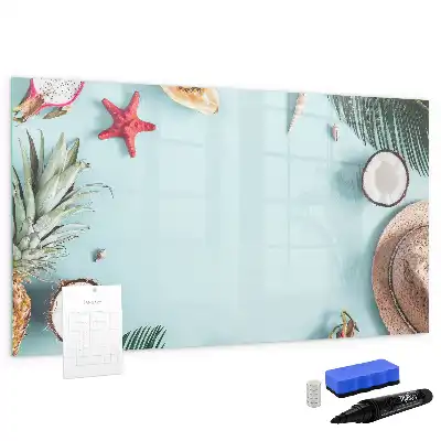 Beschreibbare Magnettafel Sommerkomposition