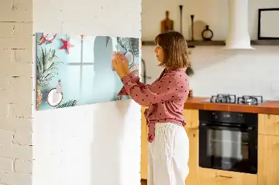 Beschreibbare Magnettafel Sommerkomposition