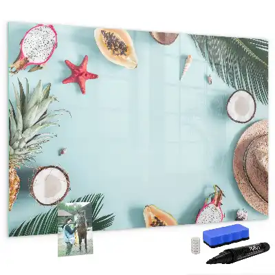 Beschreibbare Magnettafel Sommerkomposition