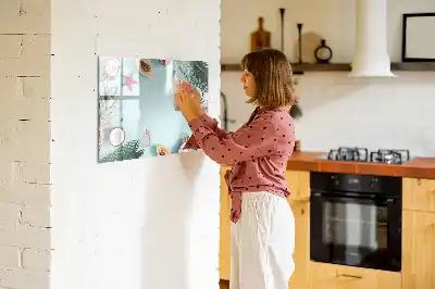 Beschreibbare Magnettafel Sommerkomposition