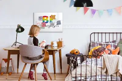 Schreib-Magnettafel mit dem Text Sei du selbst