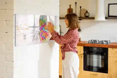 Schreib-Magnettafel Gehirn-Abstraktion