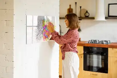 Schreib-Magnettafel Gehirn-Abstraktion