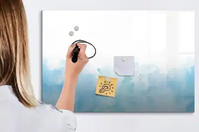 Beschreibbare Magnettafel Farbflecken-Design