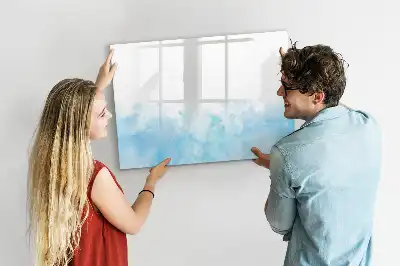 Beschreibbare Magnettafel Farbflecken-Design