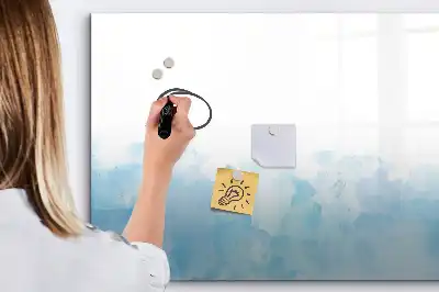 Beschreibbare Magnettafel Farbflecken-Design