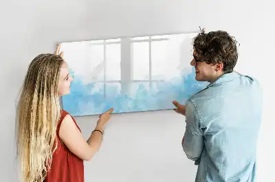 Beschreibbare Magnettafel Farbflecken-Design