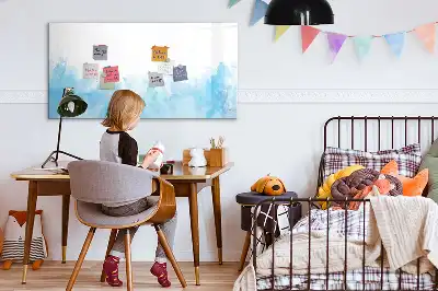 Beschreibbare Magnettafel Farbflecken-Design