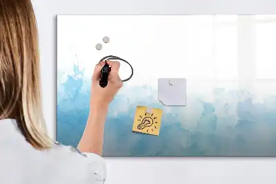 Beschreibbare Magnettafel Farbflecken-Design