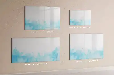 Beschreibbare Magnettafel Farbflecken-Design
