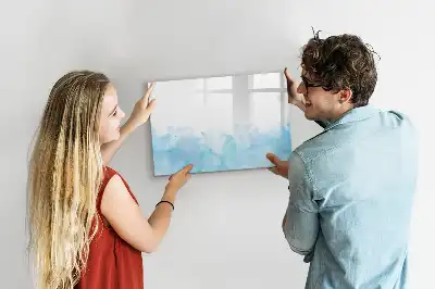 Beschreibbare Magnettafel Farbflecken-Design