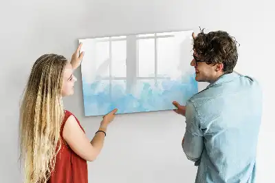 Beschreibbare Magnettafel Farbflecken-Design