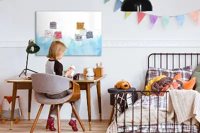 Beschreibbare Magnettafel Farbflecken-Design