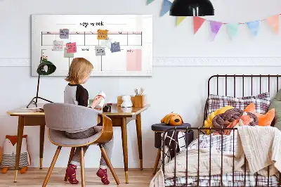 Magnetischer Wochenplaner beschreibbare Tafel
