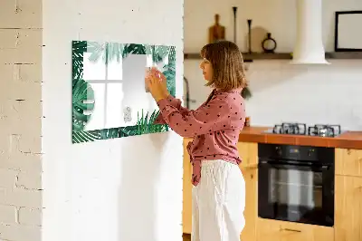 Magnettafel mit Motiv Exotische Blätter