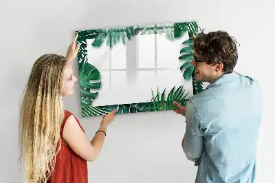 Magnettafel mit Motiv Exotische Blätter