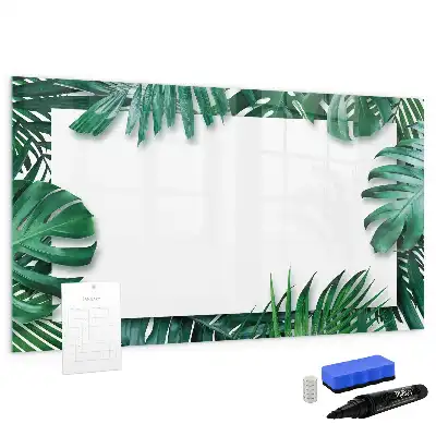 Magnettafel mit Motiv Exotische Blätter