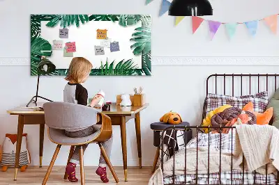 Magnettafel mit Motiv Exotische Blätter