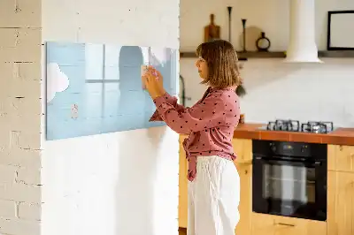 Beschreibbare Magnettafel für Kinder