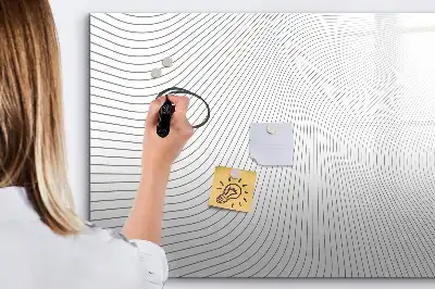 Schreib-Magnettafel Abstrakte Linien