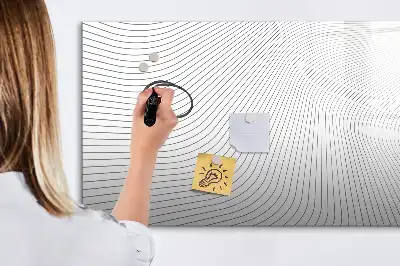 Schreib-Magnettafel Abstrakte Linien