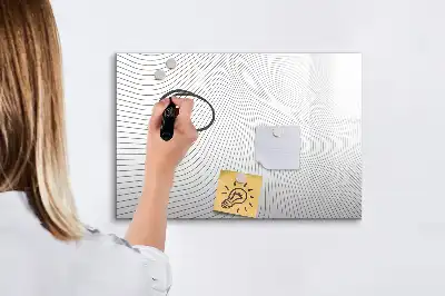 Schreib-Magnettafel Abstrakte Linien