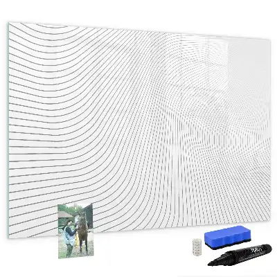 Schreib-Magnettafel Abstrakte Linien