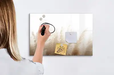 Schreib-Magnettafel in der Ausführung Körnungs-Abstraktion