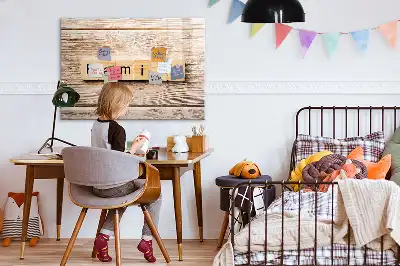 Beschreibbare Magnettafel Design Familie