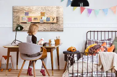 Beschreibbare Magnettafel Design Familie