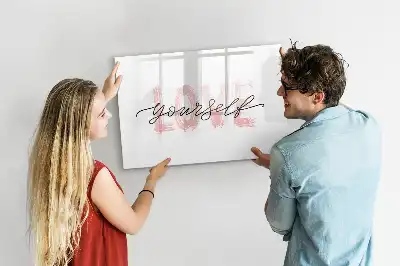 Schreib-Magnettafel mit Motiv Liebe dich selbst