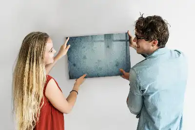 Beschreibbare Magnettafel im Vintage-Kartendesign