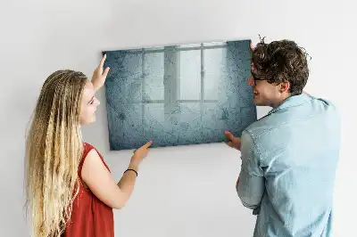 Beschreibbare Magnettafel im Vintage-Kartendesign