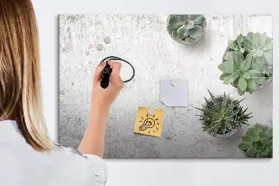 Beschreibbare Magnettafel in Form von Dekorpflanzen
