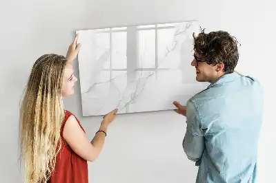 Schreib-Magnettafel in Dekormarmor