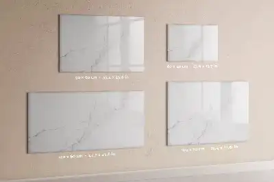 Schreib-Magnettafel in Dekormarmor