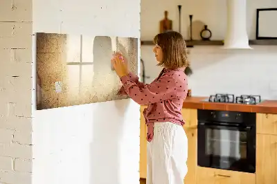 Schreib-Magnettafel mit Motiv Alte Weltkarte